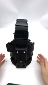 Nền Tảng Gắn Đùi Chiến Thuật Màu Đen Bao Đựng Súng Airsoft Gắn Đùi Tấm Nylon Chống Trượt Dây Đeo Chân Cho Săn Bắn Paintball Trò Chơi CS