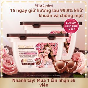 suk garden | Viên Giặt Ebony Rose Đa Hiệu Quả với Hương Thơm Bền Lâu 15 Ngày