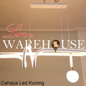 Lampu Gantung MODERN MINIMALIS WHITE 3 COLOUR LED pendant light