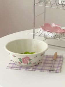 Bát Lớn Mạ Men Phong Cách Pháp Cổ Điển Tự Chế