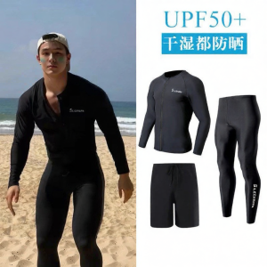 JINMIER | Plus Size Surfing Wetsuit Sun Protection Quick-Dry Suit Set