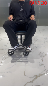 KANBEIO Lightweight folding small wheelchair easy to carry can be dragged like a suitcase