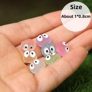 Cute Luminous Color Black Charcoal Black Briquette Elf Cartoon Animation Peripheral Hand-Made Micro Landscape Small Ornaments