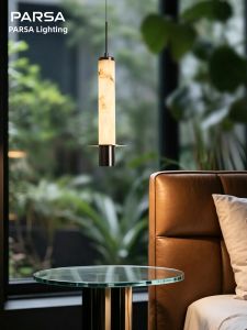 PARSA | Luxury Decorative Hanging Light with Natural Marble
