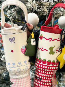 BIZE | Stainless Steel Large Capacity Double Drinking Insulated Cup