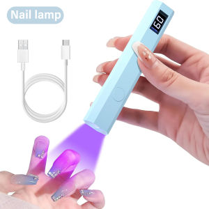 YIKOOLIN Mini Handheld UV/LED Light for Nails Manicure LED Lamp for Curing All Nail Gel Home Salon Quick Dry Flashlight Pen