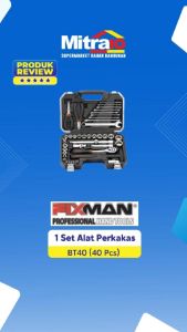 Fixman 1 Set Alat Perkakas Socket BT40 (40 Pcs)