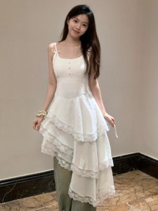 Homecore | Slim Waist Strapless White Dress
