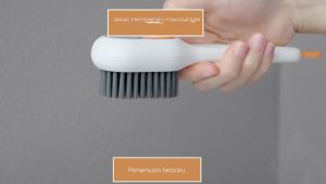 Sikat Pembersih Sepatu 2 in 1 Dispenser Otomatis