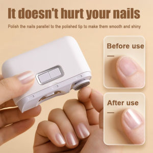 Seemagic Electric Polishing Nail Clipper Automatic Nail Clippers With Auxiliary Light Household Nail Polishing Machine Splash-Proof Design For Baby Adult Safe Manicure