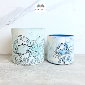 The Leaferie Chilton plant pots. flowerpot . flowerpots . flower pot . planter . planters . Ceramic