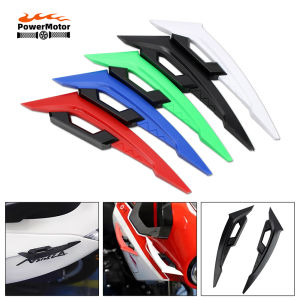 Universal Accessories Motorcycle Side Spoilers Dynamic Wing Front Fairing Winglets 1pair Sticker Aerodynamic Scooters Winglet