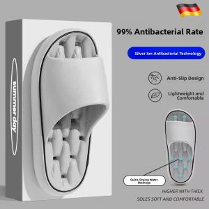 MONLEYTA | German Mens Slippers Anti-Slip Odor-Resistant Large Size Outdoor Bathing EVA Material Womens Indoor Antibacterial Feeling