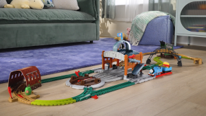 Thomas & Friends Load & Launch Barrel Delivery Set By Fisher-Price & Classic Motorized Toy Train