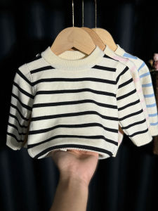 Baby Knitted Sweater Inner Wear Base Layer Shirt for Boys And Girls Spring Autumn Winter Warm Soft Fine Yarn Korean Style Kids Clothes