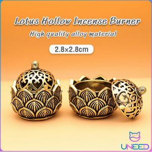 Need. Mini Incense Burner Interior Lotus Alloy Hollow Incense Burner Base