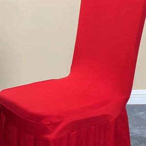 MLADEN Universal Banquet Chair Skirt Cover - 8 Colors Nice Skirt Chair Cover Dining Elastic Sarung Kerusi Banquet