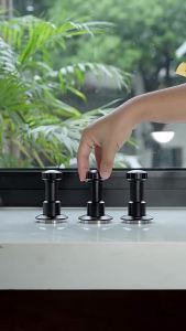 Dụng Cụ Nén Cà Phê Có Thể Điều Chỉnh 51/53/58mm Bằng Thép Không Gỉ 304 Búa Nén Espresso Xoay Dụng Cụ Barista Tạo Áp Suất Ổn Định