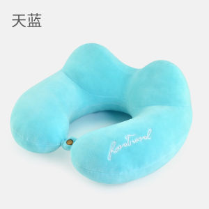 Memory Foam U-Shaped Pillow Portable Neck Support Travel Pillow for Long Distance Plane And High Speed Train Journey