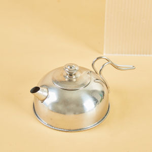 Stainless Steel Childrens Tea Set Anti-Fall Mini Kung Fu Tea Toy Bowl Cup Pot Play Food Simulation Home Life Dollhouse Toys