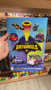 DC - Batwheels - Turbocharged Action Copy The Color Sheets Ages 3+