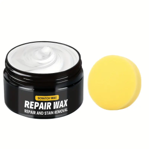 KJM Advanced Automotive Scratch Repair Wax 80g - Paint Polishing and Gloss Restoration Paste Suitable for All Vehicles