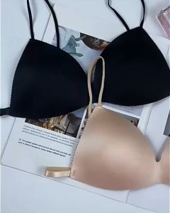 Áo Bra Đúc Su Cài Sau Áo ngực bra 2 dây mảnh Áo brallte dây nhỏ dễ thương Áo bra cao cấp mút mỏng 818