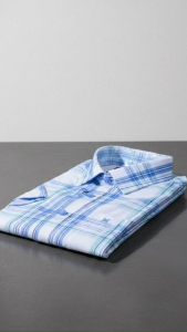 Áo sơ mi tay ngắn Khatoco sale 350k giá tem 438k