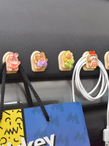 Car Hook Front Row Cute Multi-Functional Small Car Hook Womens Internet Celebrity Car Co-Pilot Sticky Hook Hanging Hook