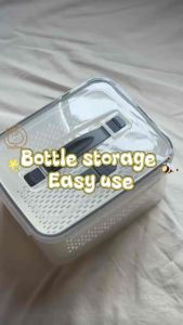 Day One 🍃 【Anti-Dust】Baby Teether Storage Box Bottle Storage Drain Water Kotak Penyimpanan Botol Alat Bayi