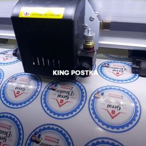 Cetak Stiker Salad Buah - Stiker Label Salad Buah Custom Nama logo 21 - Lazada