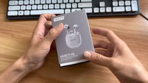 Original HKRETI Wireless Bluetooth Headphones Sports Dual Stereo Noise Cancelling Waterproof TWS Earbuds Touch Long Standby Compatible with Samsung iPhone Huawei OPPO Xiaomi Vivo