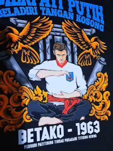 Distro Kaos Merpati Putih BETAKO 1963 Terbaru | FREE STIKER - Atasan Silat MP Merpati Putih Keren