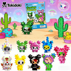 Tokidoki | Random1PC Tokidoki Officially Licensed Cactus Friends 3D Figurine Bag Clip PVC Blind Bag Anime Figure Keychain Desktop Ornament