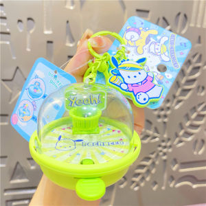 Sanrio Fun Kuromi Melody Electronic Basketball Keychain Pendant Student Delicate School Bag Hanging Decoration Creative Gift