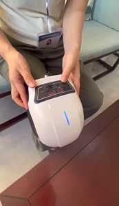 เครื่องนวดเข่าแบบประคบร้อนอัจฉริยะ การนวดด้วยไฟฟ้า เครื่องนวดบำบัดข้อเขาแบบอินฟราเรด