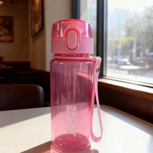 Bình Nước Thể Thao Chống Rò Rỉ 400ml/560ml Cốc Uống Nước Di Động Không Chứa BPA Có Vạch Chia Dung Tích Dùng Cho Trường Học Và Văn Phòng