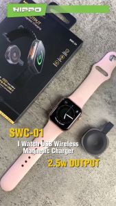 Hippo Elite MWC-01 Magnetic Wireless Charger Iwatch 2.5 Watt Dual Input Lightning Type-C For Apple Watch Ultra