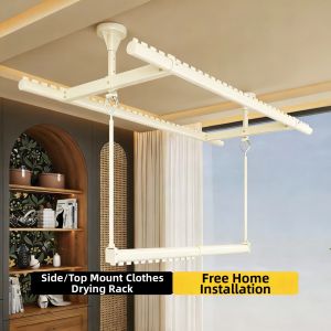 MINGZHI | Fixed Ceiling Thick Aluminum Alloy Home Drying Rod