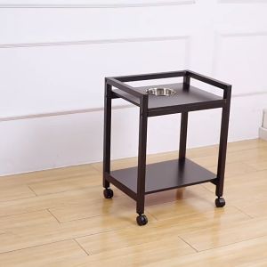 Coffee table side table tea cabinet storage rack household small tea table sofa side cabinet tea water cabinet with wheels