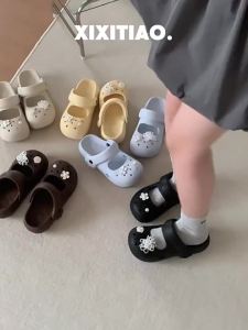 XIXITIAO | Dép Sandals Phong Cách Tiên Nữ Có Lỗ Chống Trượt Hỗ Trợ Cung Chân Cho Phụ Nữ