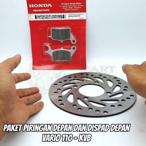 Paket 2 item kvb piringan cakram depan vario + dispad depan beat f1 / vario 125 / beat pop / scoopy