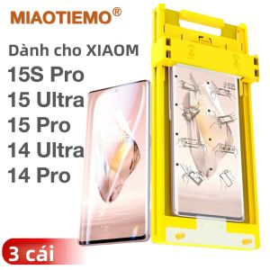 Bộ 3 Miếng Bảo Vệ Màn Hình Cho XIAOMI 15S/15Ultra/14Ultra/15Pro/14/15 Ultra - Định Vị Không Bụi Với Bộ Lắp Đặt - Phim Gốm Không Kính Cường Lực