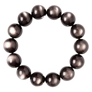 LINGFEI | Natural Obsidian Bracelet 6-16mm