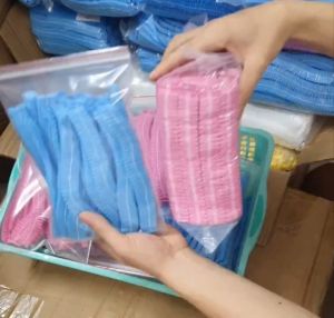 Mũ y tế dùng trong spa chế biến thực phẩm 1 bịch có 100 cái mũ con sâu giá rẻ tiết kiệm