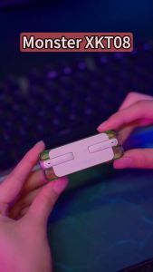 Monster XKT08 / XKT08 Pro Gaming Earphone True Wireless Bluetooth 5.3 Headphones Low Latency Noise Reduction Earbuds