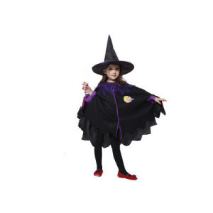 Halloween Witch Costume Childs Role-playing Cute Vampire Girl Little Witch Cosplay Robe Cape Female Childrens Performance Clothes