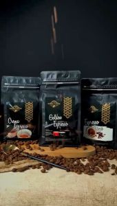 Kopi Gayo Aceh Arabika Robusta Blend Medium Dark Roast – Bold & Aromatik Espresso Blend Gold 500g