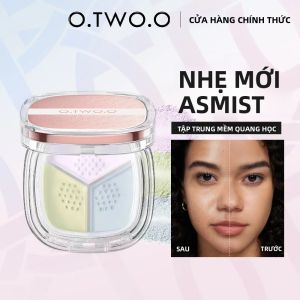 Phấn Phủ Lì Dạng Bột Mịn Kiềm Dầu Lâu Trôi Kích Thước Đầy Đủ Cho Làn Da Mịn Màng Không Bóng Nhờn Của O.TWO.O