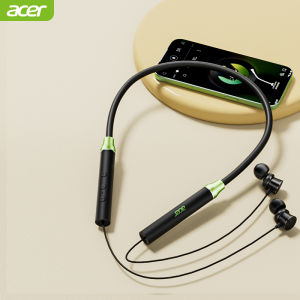 Acer | Acer Neckband Earphone Bluetooth 5.4 Neckband Headphone HIFI Sound Sport Magnetic Headset Waterproof Earbuds with ENC Mic